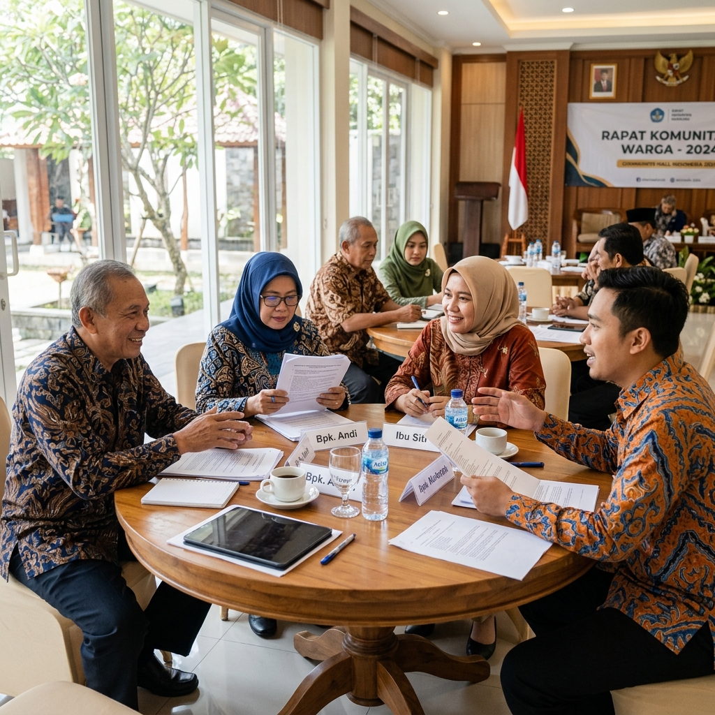 Dialog Warga tentang Infrastruktur Lingkungan dan Drainase